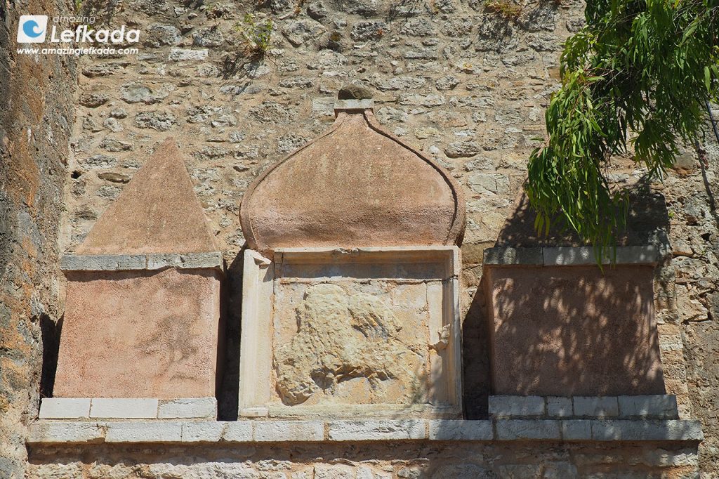 Venetian symbol of Agia Mavra Castle