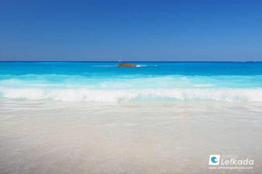 Egremni beach info Lefkada guide, blue colours