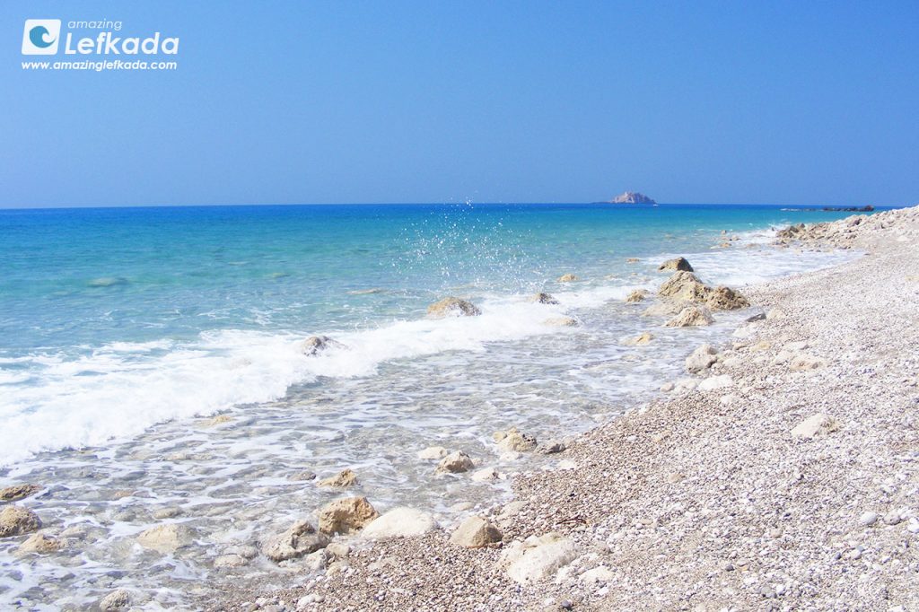 Gialos beach, Lefkada west beaches