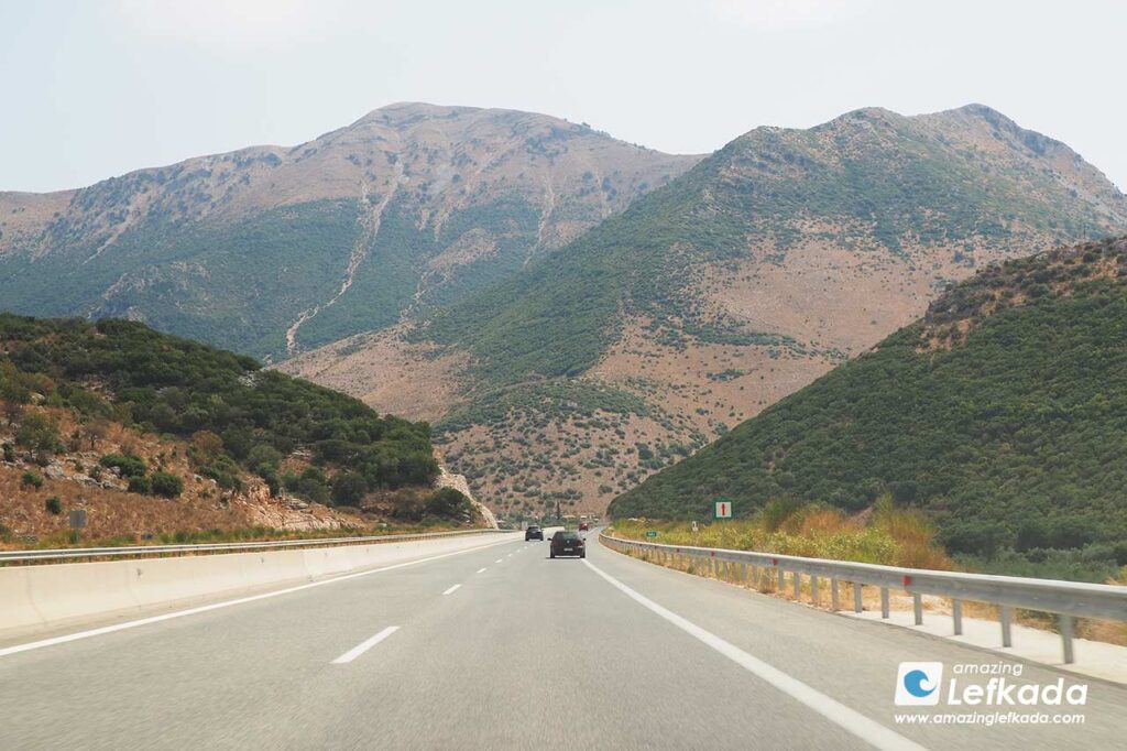 Ionia Odoso A5 highway to Arta and Lefkada