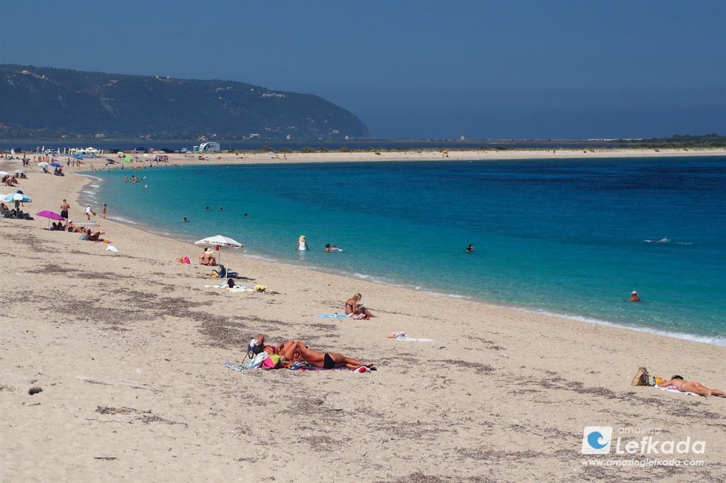 Kastro beach Lefkada town