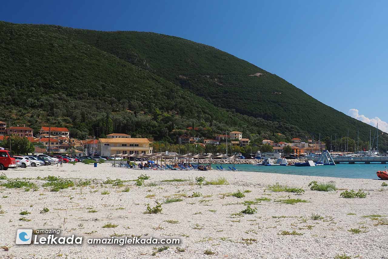 Paralia Vasiliki beach location in Lefkada