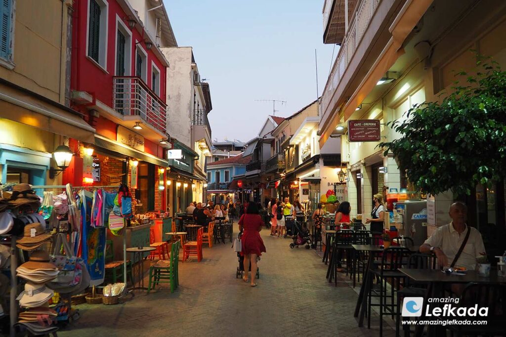 Lefkada town shops and where to buy