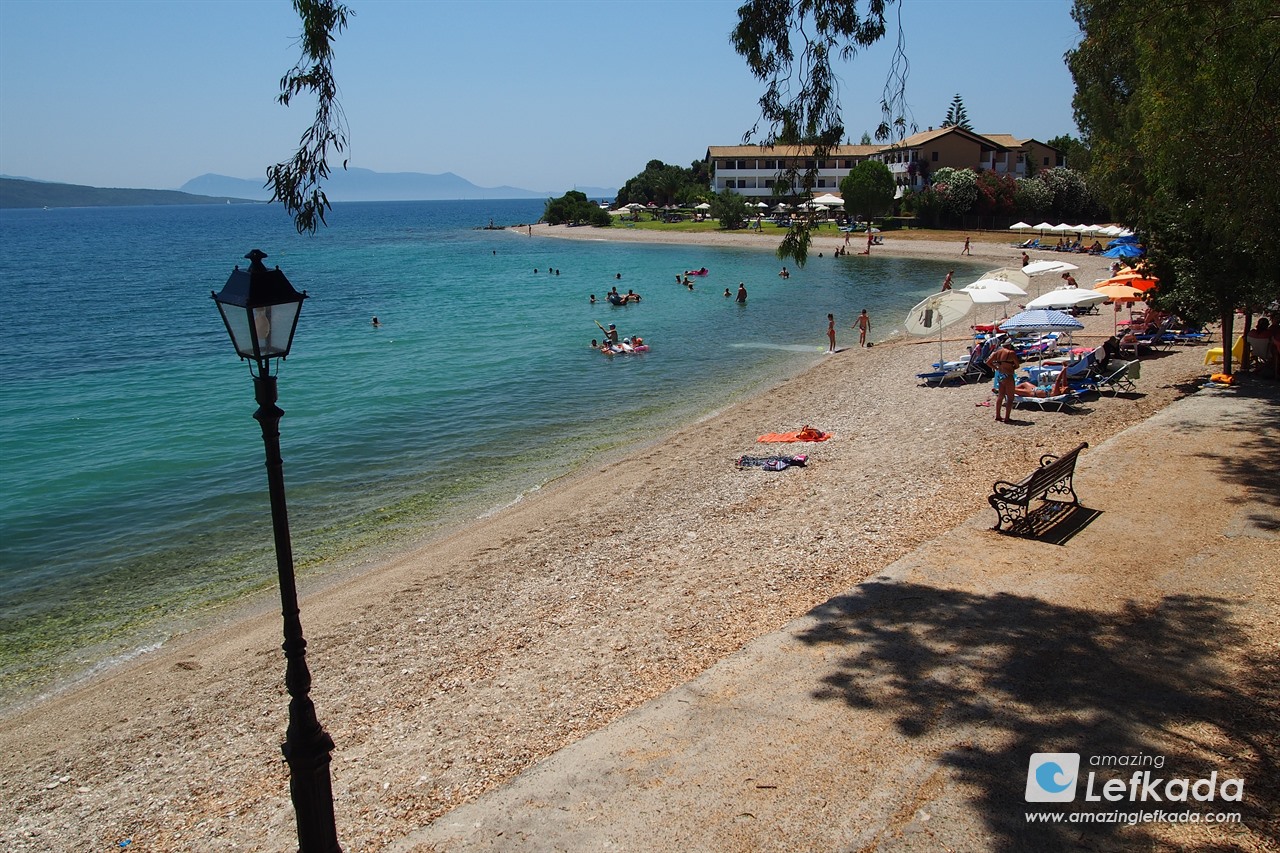 Lygia beach Lefkada island
