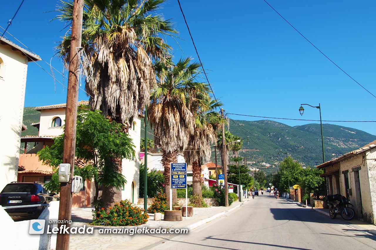 Main road of Vasiliki and Ponti