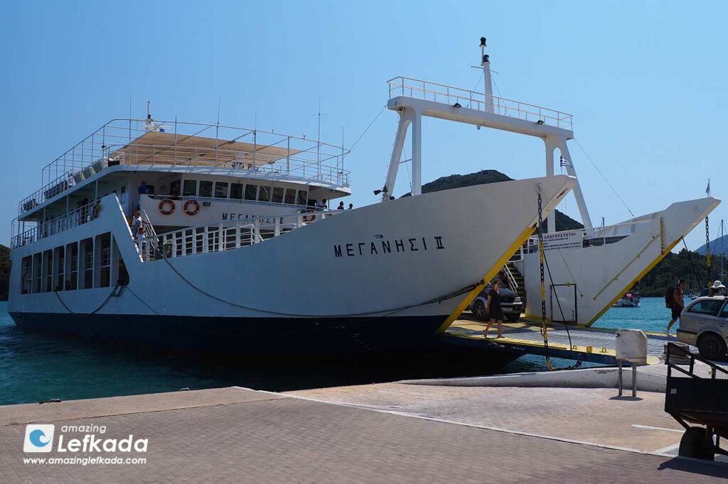 Ferry to Meganisi from Nidri Lefkada