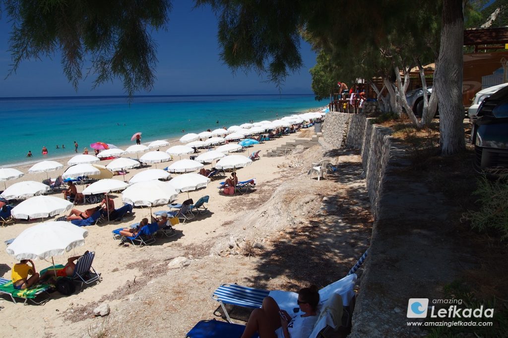 Pefkoulia beach, Lefkada, DECK beachside cafe