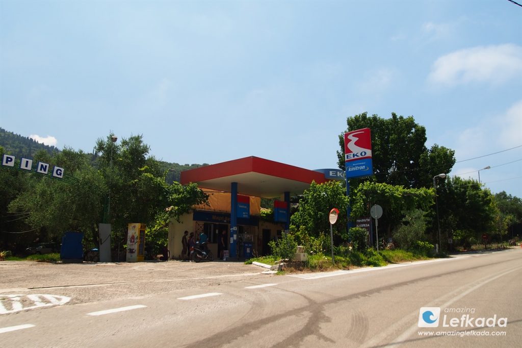 Petrol station near Agios Nikitas