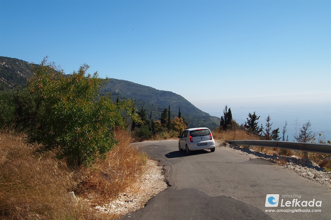 West roads in Lefkada