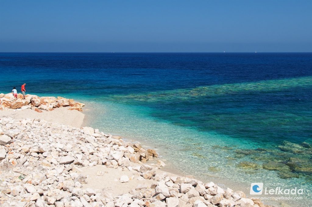 Visiting Amoglossa beach in Lefkada Island, Greece