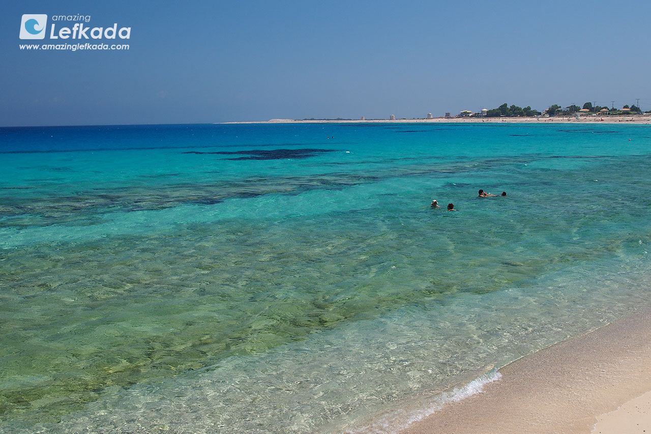 Sea colours of Agios Ioannis beach