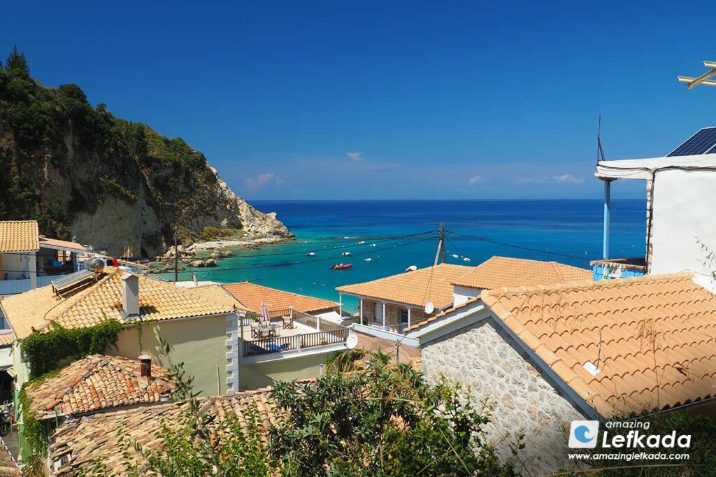 View to apartments of Agios Nikitas Lefkada View to Agios Nikitas Lefkada