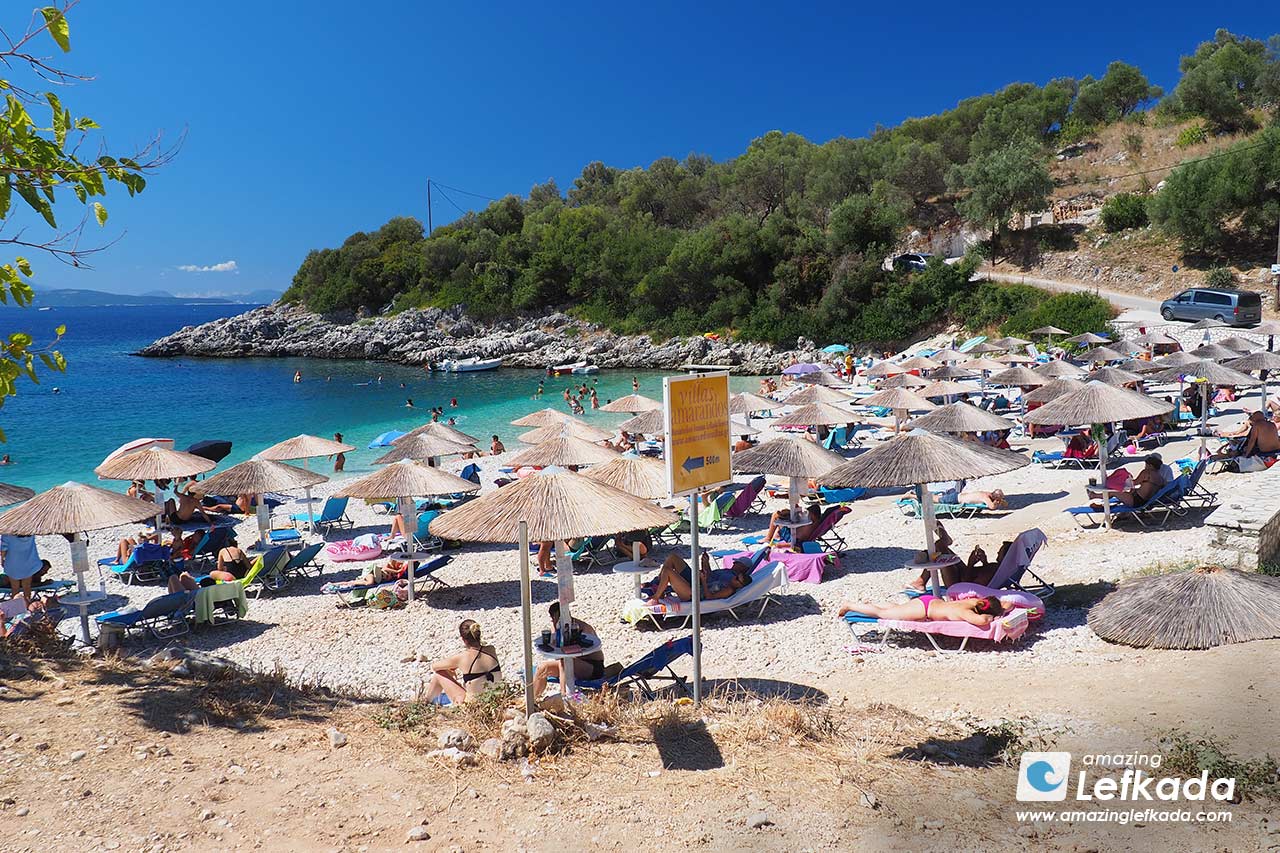 Ammoussa beach in Lefkada Island Ammoussa beach in Lefkada Island Greece