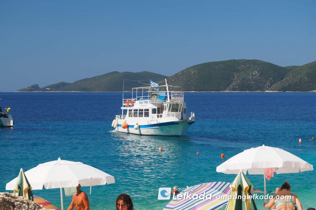 Taxi boat to Agiofylli