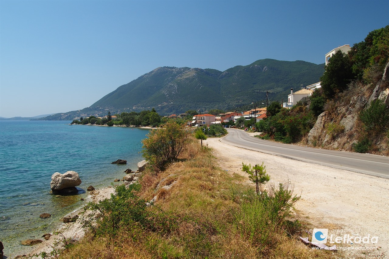 Road in Lefkada Island
