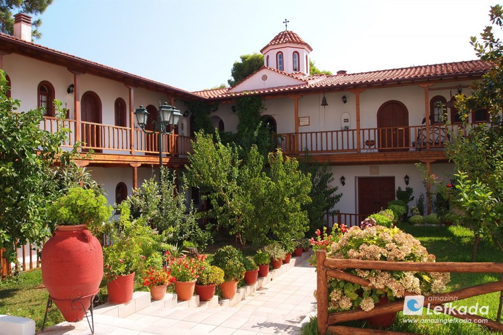 The gardens of Faneromeni Monastery Lefkada