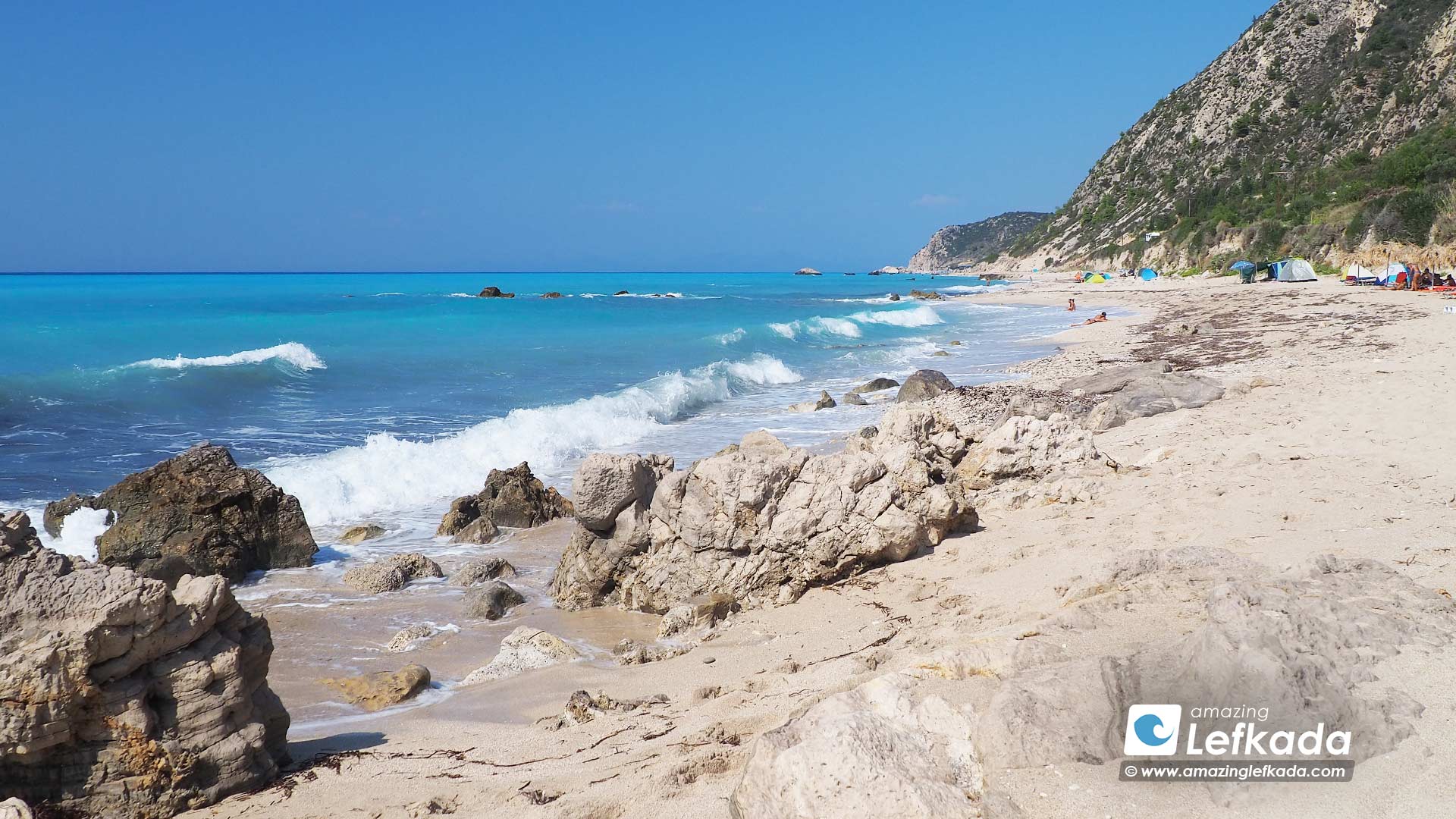 Lefkada Paralia Gaidaros beach