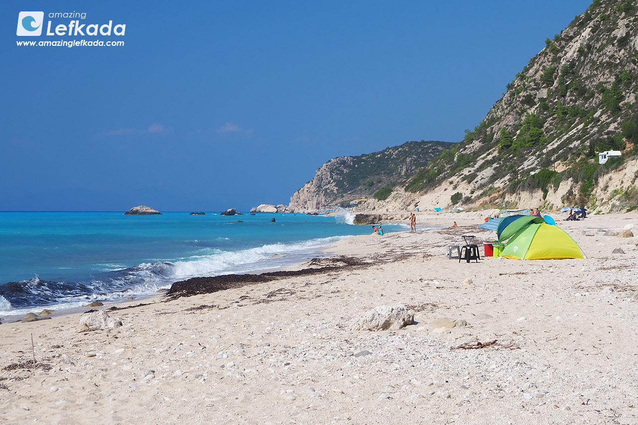 Lefkada naturist beach for nudists
