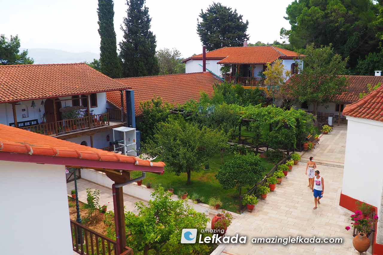 Garden of Faneromeni Monastery for sightseeing