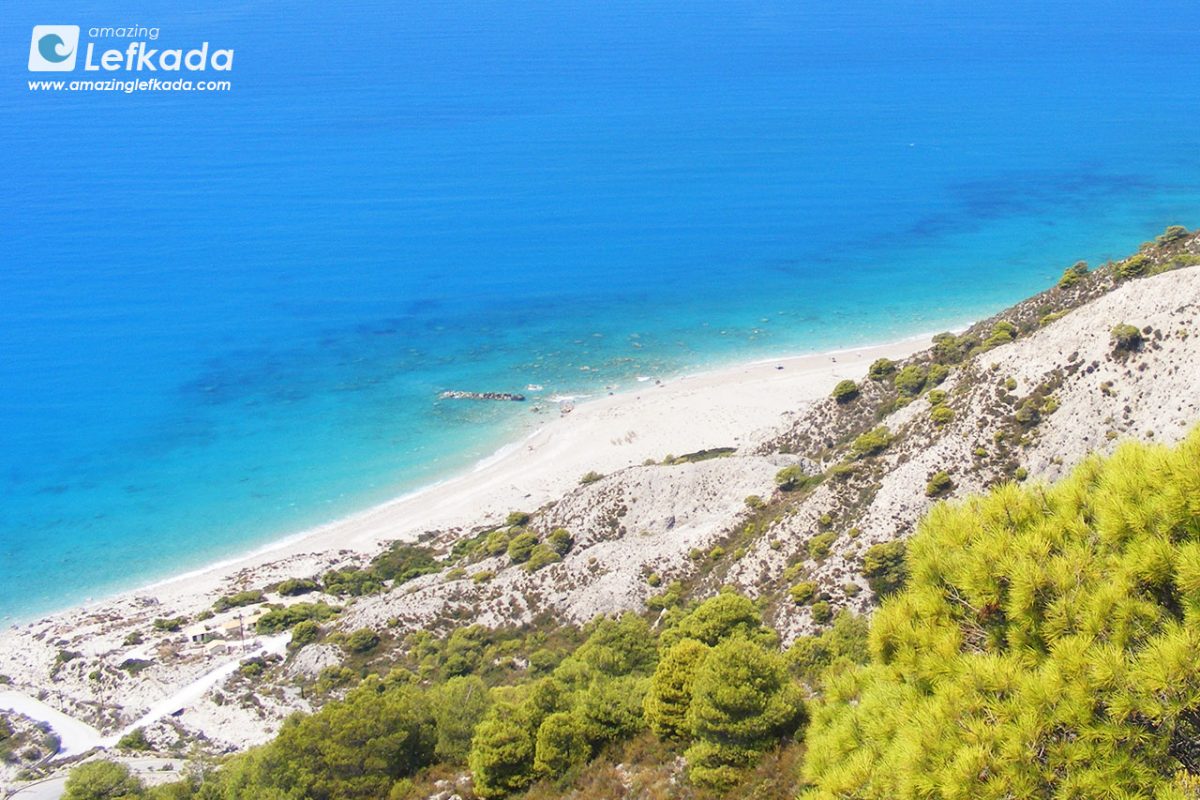 Gialos beach in Lefkada Island, Greece