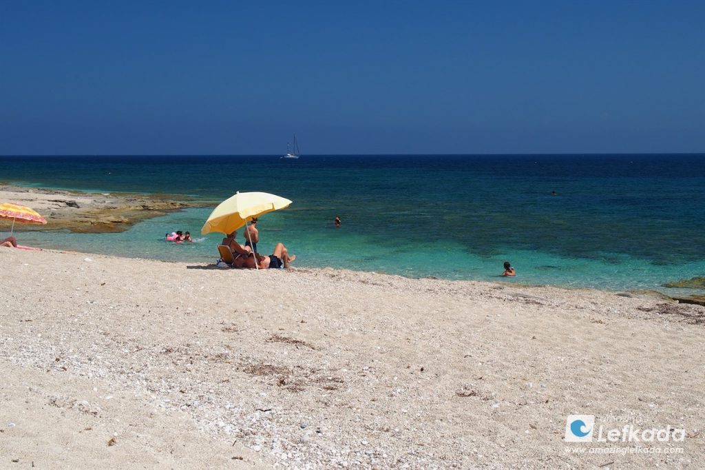 Enjoy the sun and sea at Gira beach in Lefkada Island, Greece Enjoy the sun and sea at Gira beach