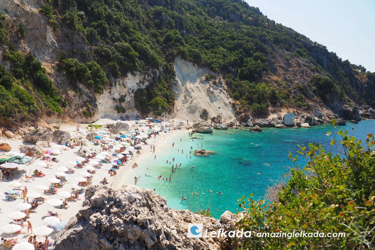 Location of Agiofili beach