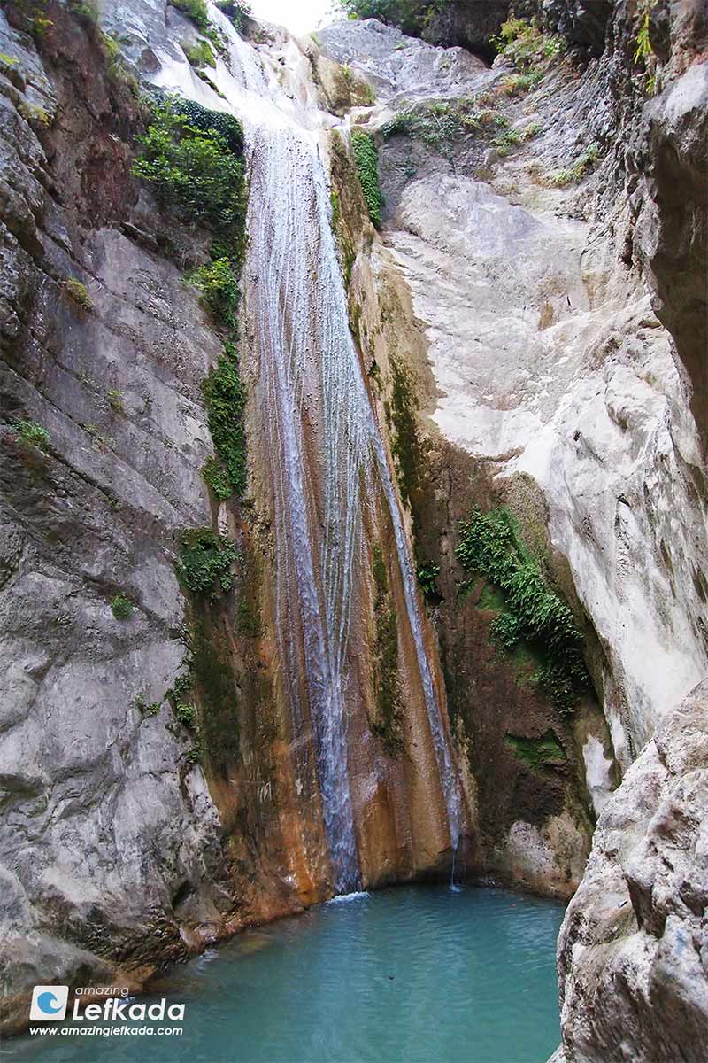 One of the best attractions of Lefkada is Nidri Waterfalls