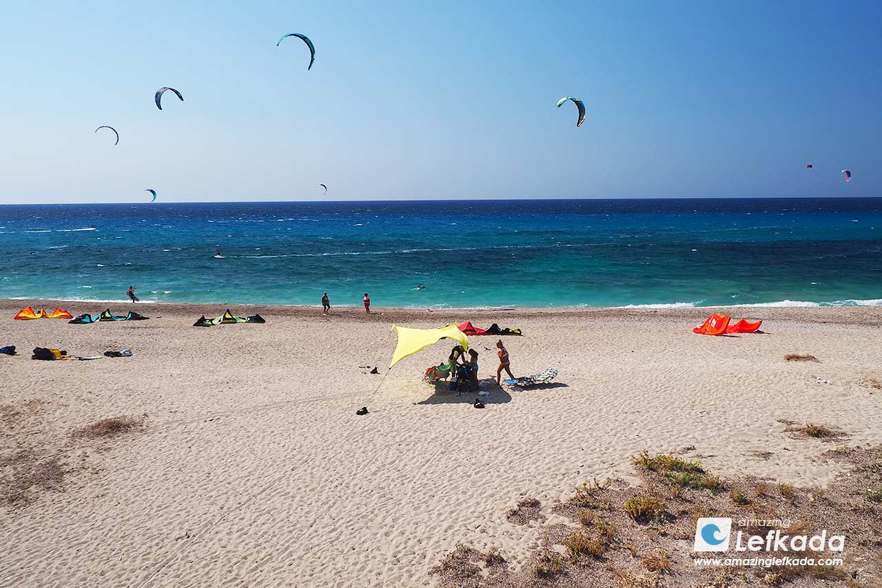 Best kitesurf spot of Lefkada Island