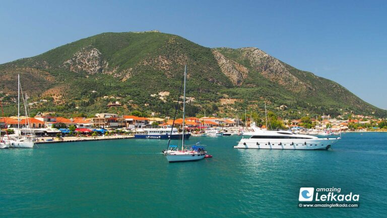 Towns and villages of Lefkada Island, Greece