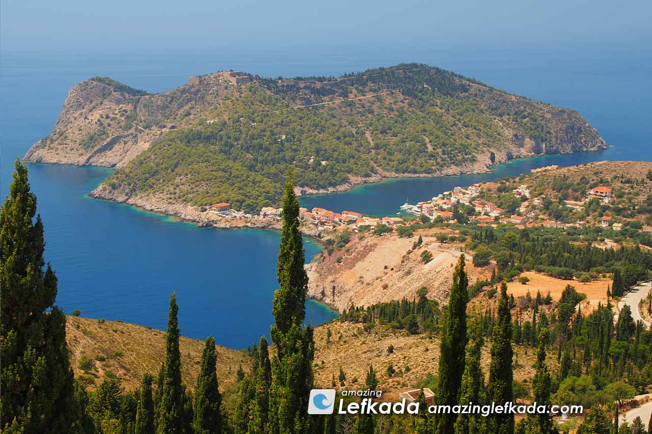 Sights of Kefalonia in Greece