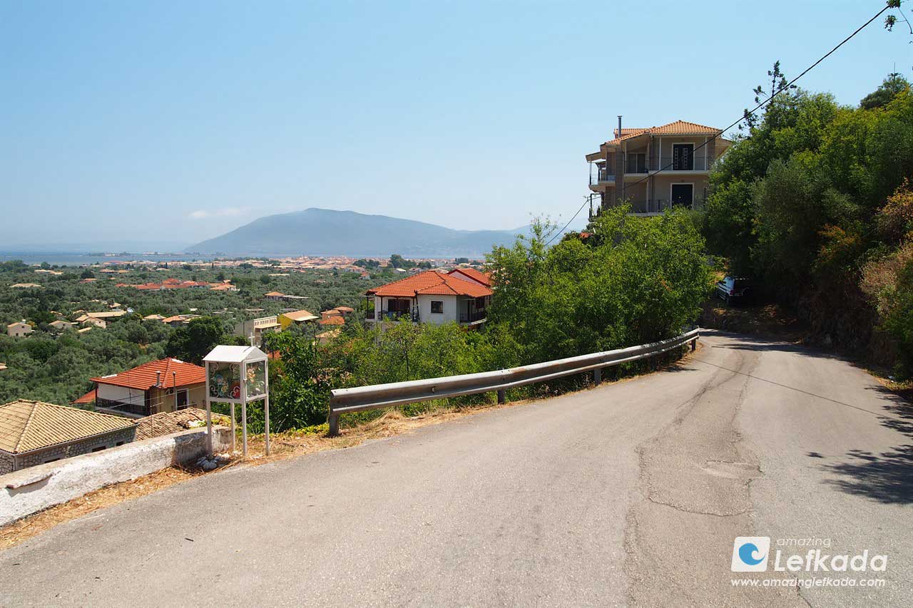 Driving in mountains of Lefkada island