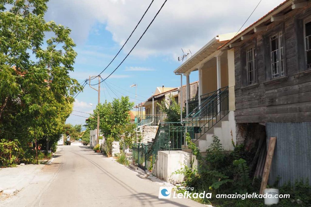 Street with old houses