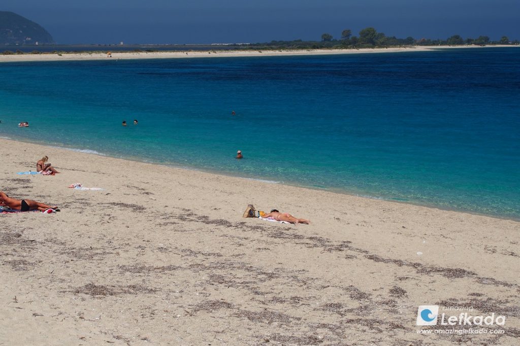 Blue coloured sea at Kastro beach Blue sea a at Kastro beach