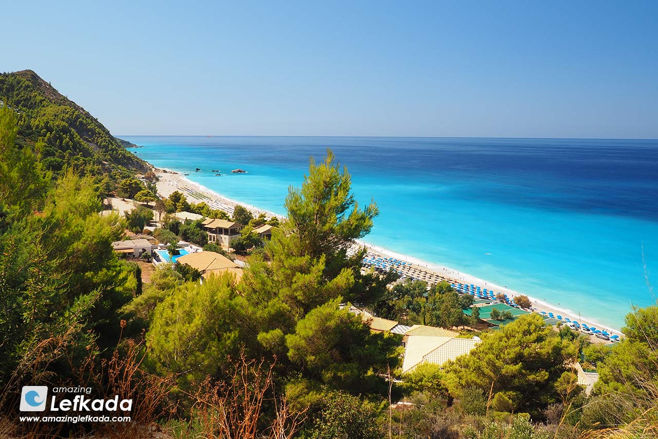 Kathisma beach Lefkada Island Greece