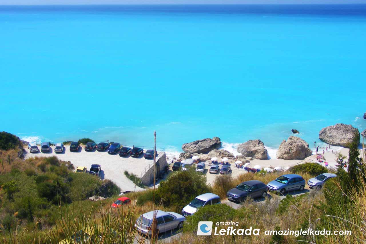 Kavalikefta beach parking lot Kavalikefta beach parking