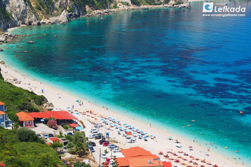 Petani beach is a top beach in Greece, Kefalonia Island