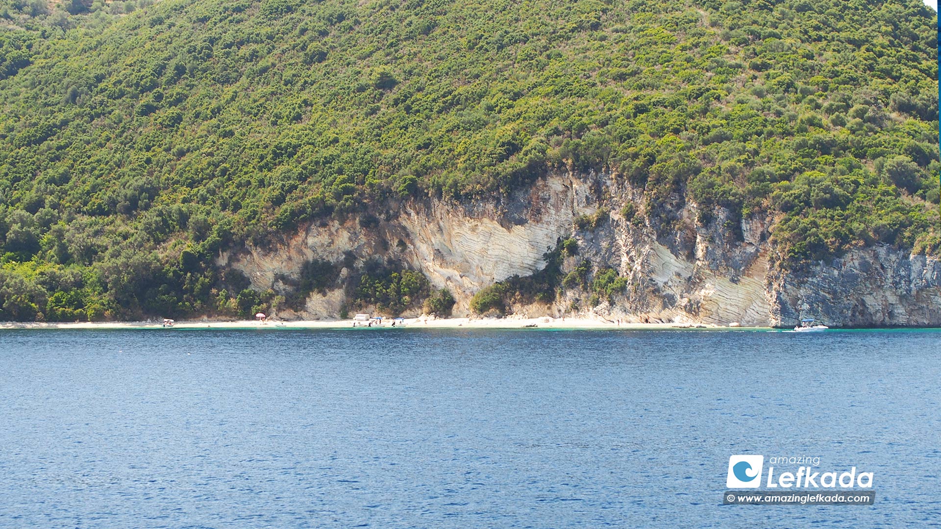 Lakka beach in Lefkada Greece
