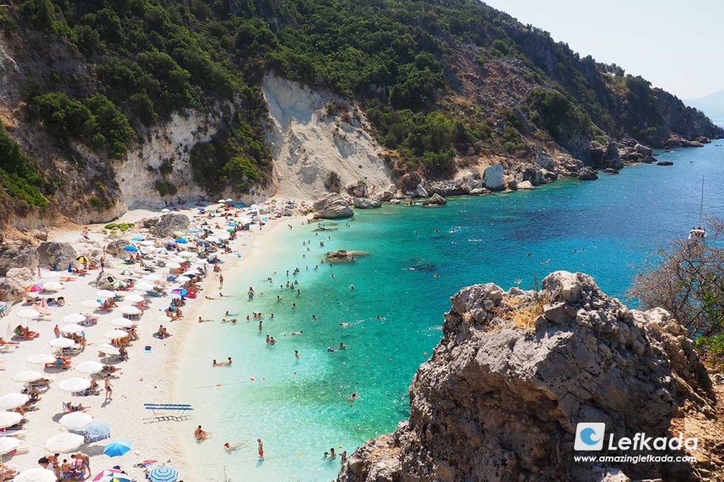 Lefkada Island Paralia Agiofili beach