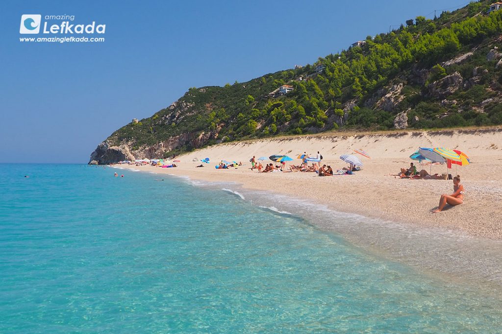Mylos beach on Lefkada best beaches list Paralia Mylos beach at Lefkada best beaches list