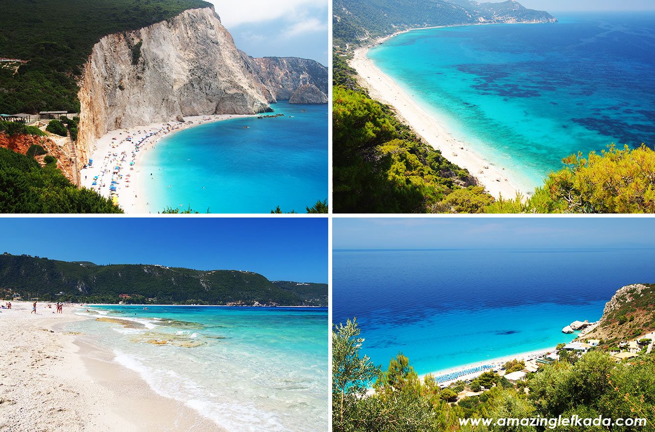 Blue Flag beaches in Lefkada Island, Greece