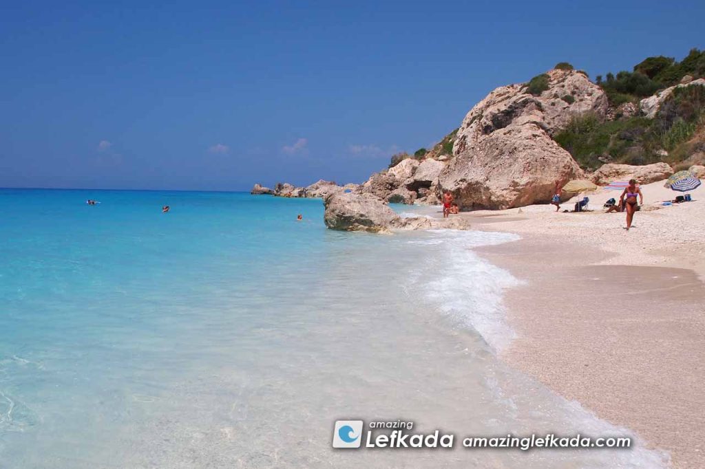 Lefkada blue colours