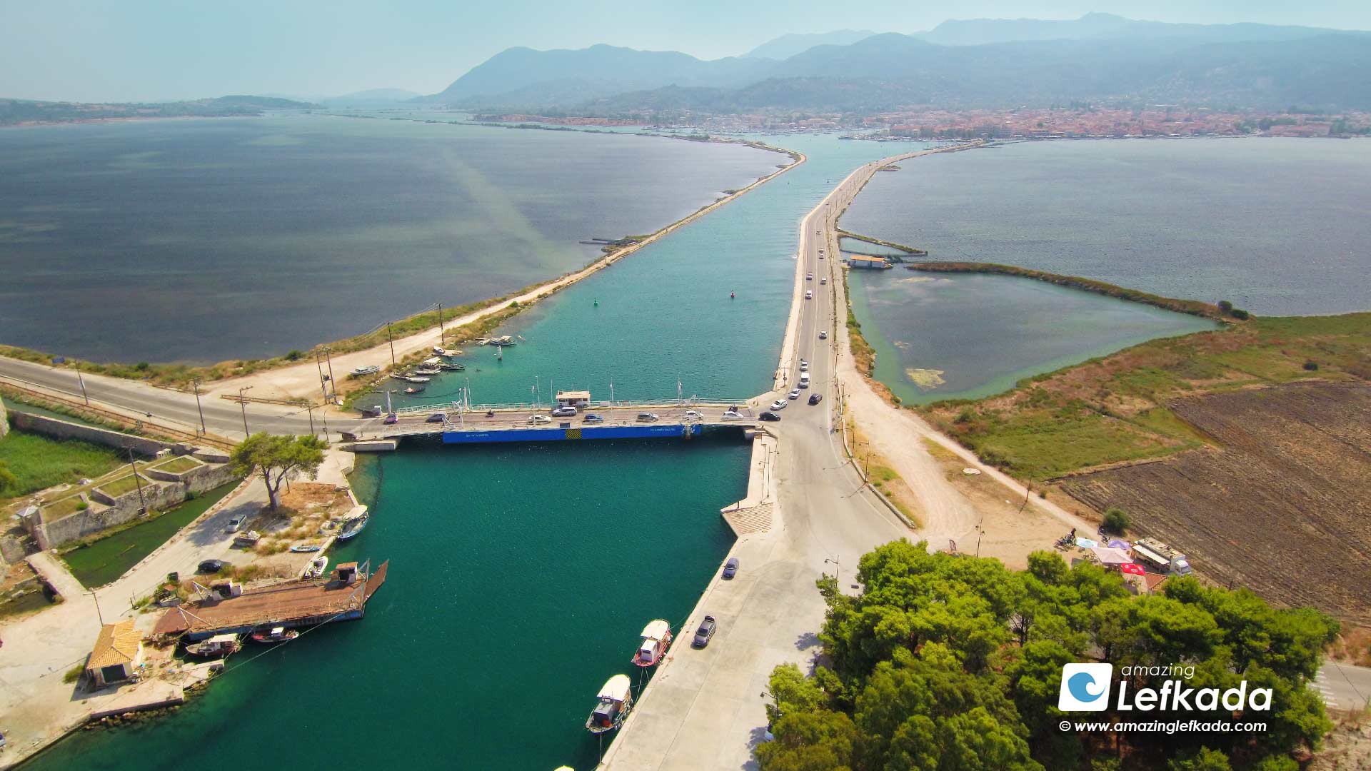 Travel to Lefkada Island with car