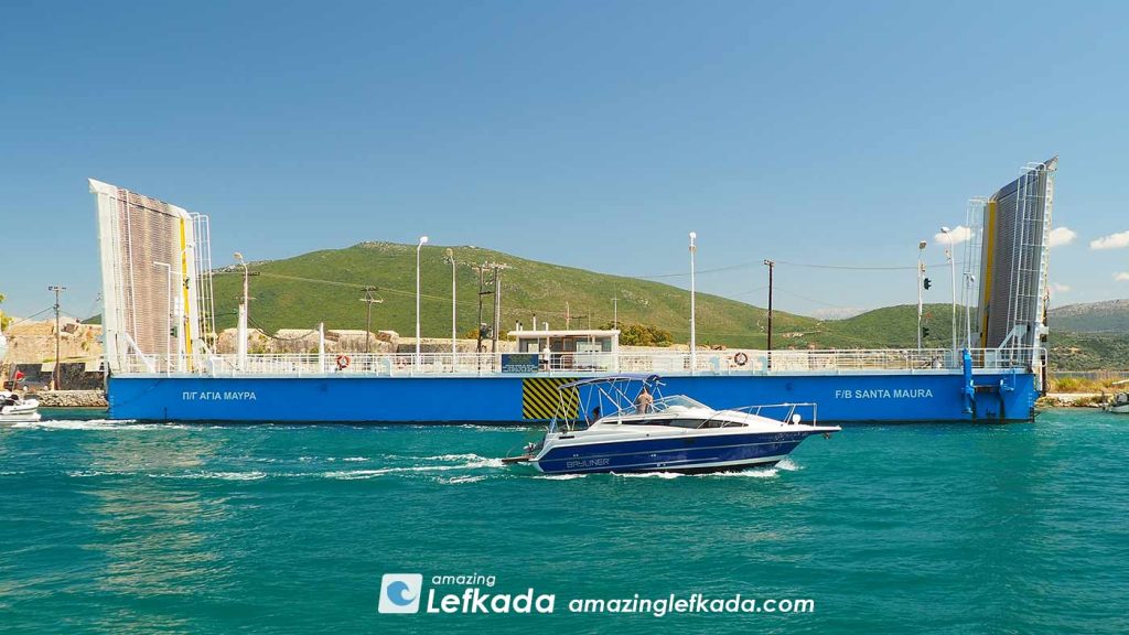Lefkada Floating Bridge of Agia Mavra