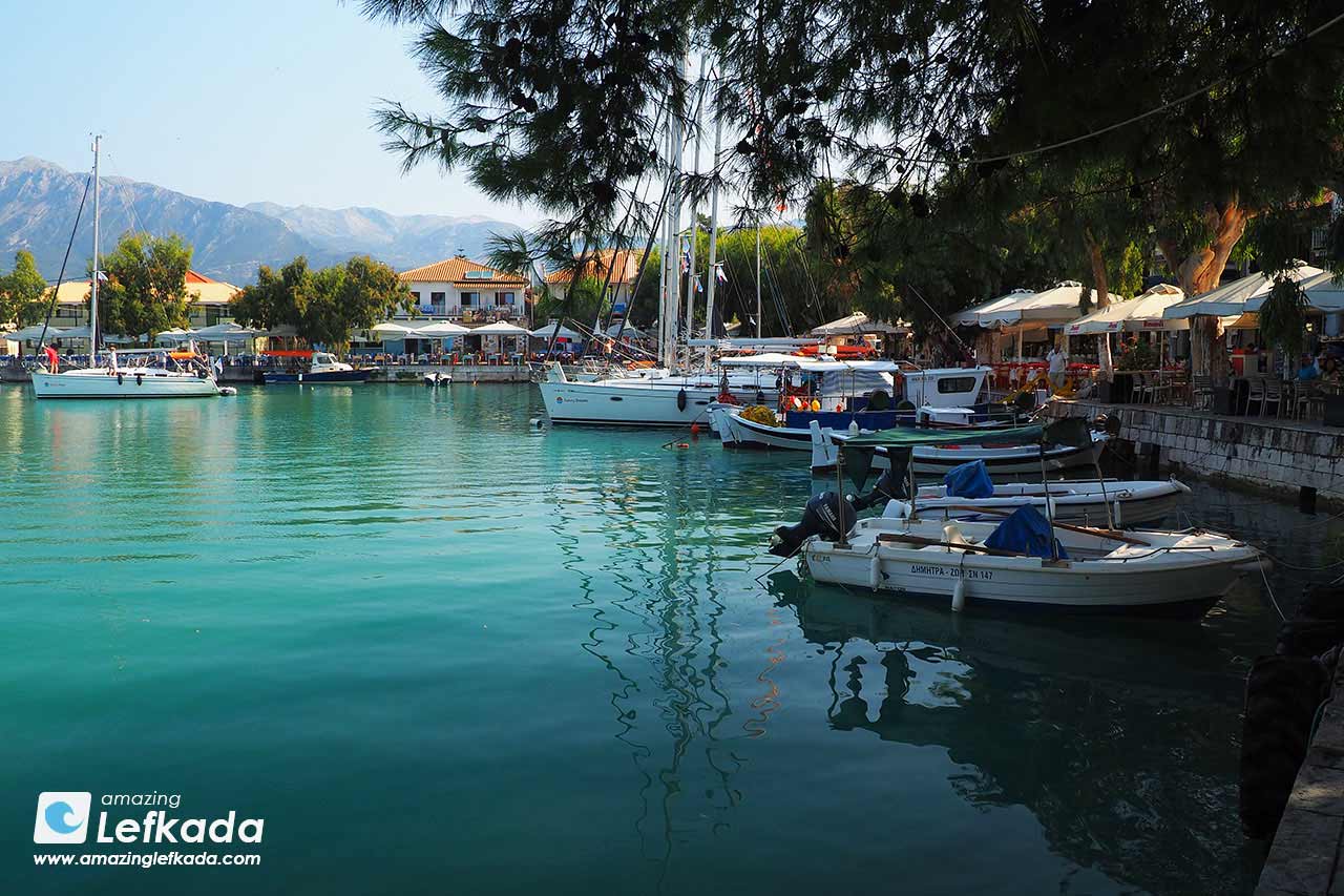 View to Vasiliki village in Lefkada Island