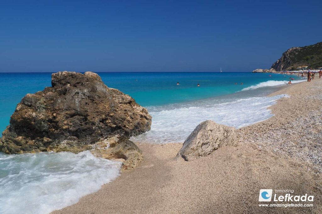 Southern side of Kathisma beach for nudism and naturism