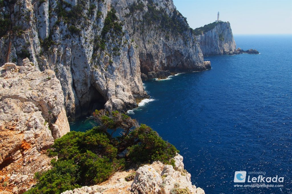 Lighthouse of Lefkada on the southernmost point