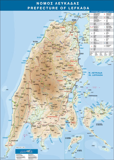 Lefkada map download Lefkada map