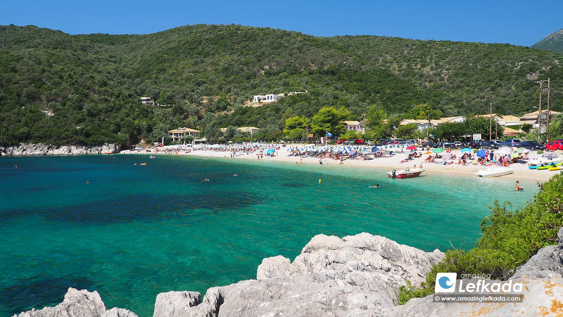 Lefkada Mikros Gialos beach