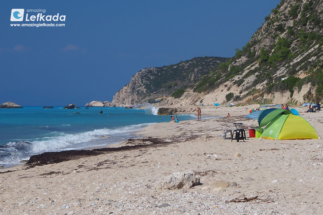 Nudism beach in Lefkada Island Nudism beach