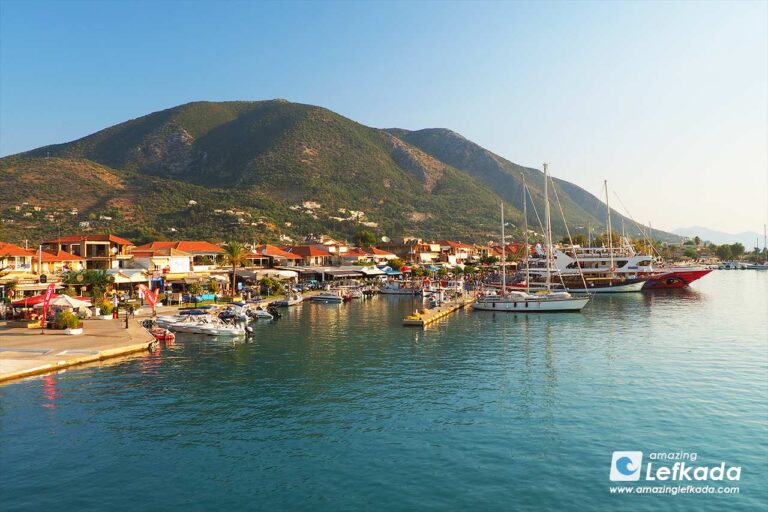 Nidri in Lefkada Island Greece